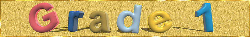 Grade 1 Classroom Banner