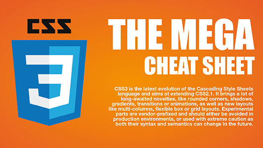 CSS3 MEGA Cheat Sheet by Jamie Spencer